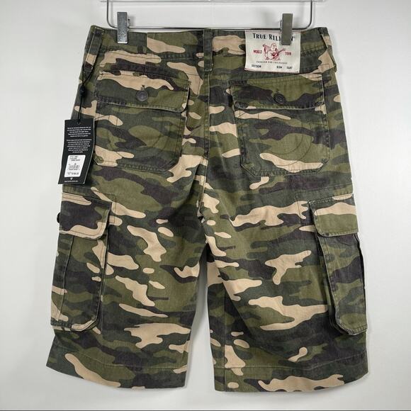TRUE RELIGION Men’s Cargo Shorts Camouflage NWT - Picture 12 of 16